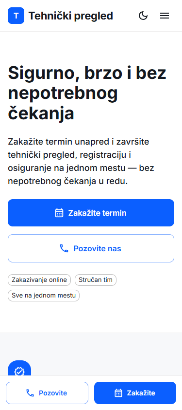 Tehnički pregled - Mobile